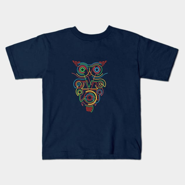 owl Kids T-Shirt by gazonula